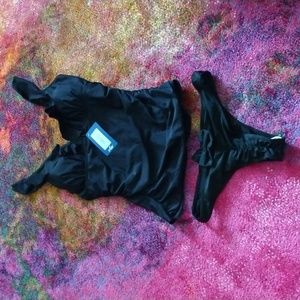 Hilot Black Sexy Two Piece Swim Suit